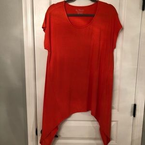 Chico’s shark bite cap sleeves, like new, sz 2